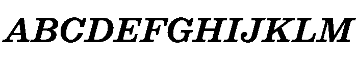 STKEarl BoldItalic Font UPPERCASE