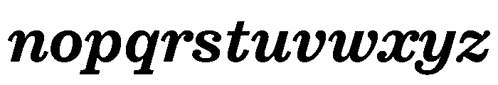 STKEarl BoldItalic Font LOWERCASE