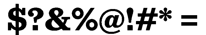 STKEarl Heavy Instance Font OTHER CHARS