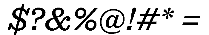 STKEarl Italic Font OTHER CHARS