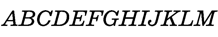 STKEarl Italic Font UPPERCASE