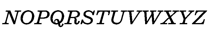 STKEarl Italic Font UPPERCASE
