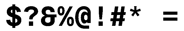 STKGerhard Bold Font OTHER CHARS