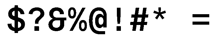 STKGerhard Medium Font OTHER CHARS