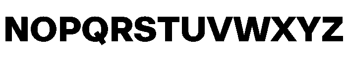STKMiso Black Font UPPERCASE