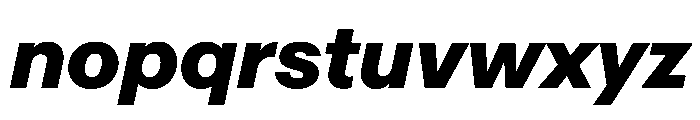 STKMiso BlackItalic Font LOWERCASE