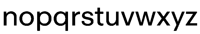 STKMiso Regular Font LOWERCASE
