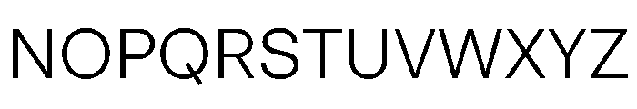 STKMiso Thin Font UPPERCASE