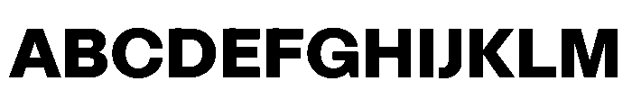 STKMisoComplete Black Instance Font UPPERCASE