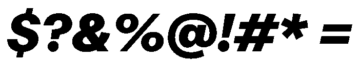 STKMisoComplete BlackItalic Instance Font OTHER CHARS