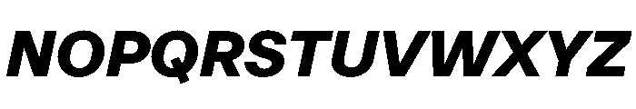 STKMisoComplete BlackItalic Instance Font UPPERCASE