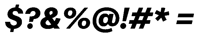 STKMisoComplete BoldItalic Instance Font OTHER CHARS