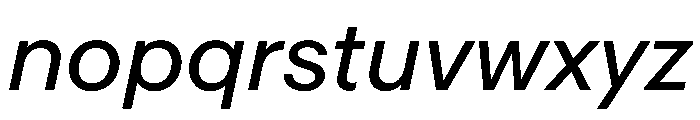 STKMisoComplete Italic Instance Font LOWERCASE