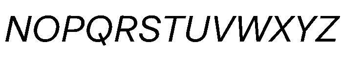 STKMisoComplete LightItalic Instance Font UPPERCASE