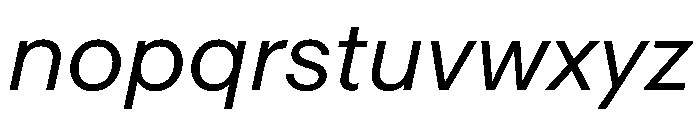 STKMisoComplete LightItalic Instance Font LOWERCASE