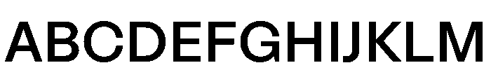 STKMisoComplete Medium Instance Font UPPERCASE