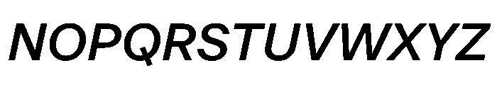 STKMisoComplete MediumItalic Instance Font UPPERCASE