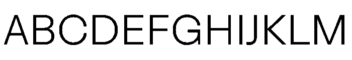 STKMisoComplete Thin Instance Font UPPERCASE