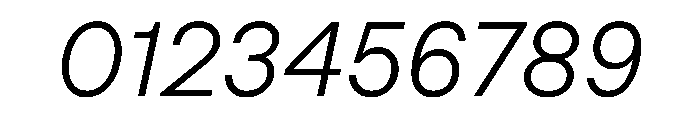 STKMisoComplete ThinItalic Instance Font OTHER CHARS