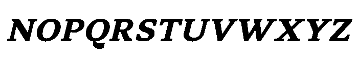 STKSaga BoldItalic Font UPPERCASE