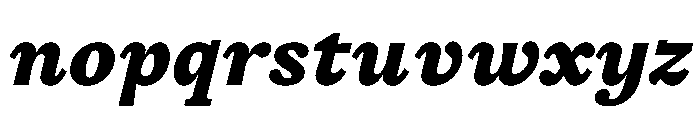 STKSaga BoldItalic Font LOWERCASE