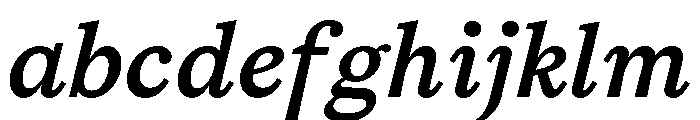 STKSaga BookItalic Instance FONT