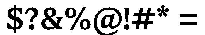 STKSaga Medium Instance Font OTHER CHARS