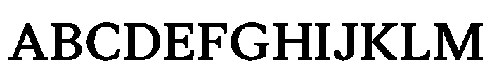 STKSaga Medium Instance Font UPPERCASE