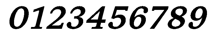 STKSaga MediumItalic Font OTHER CHARS