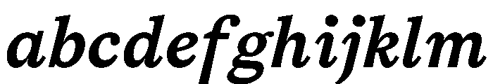 STKSaga MediumItalic FONT