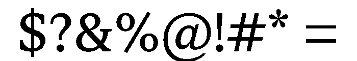 STKSaga Regular Instance Font OTHER CHARS