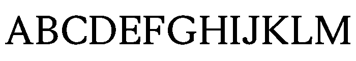 STKSaga Regular Instance Font UPPERCASE