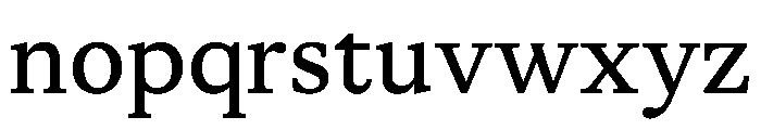 STKSaga Regular Font LOWERCASE