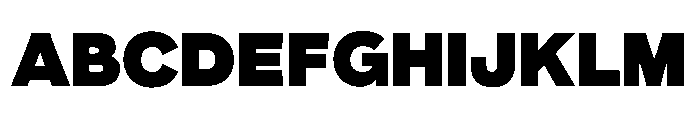 STOUT Heavy Font UPPERCASE