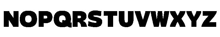 STOUT Heavy Font LOWERCASE