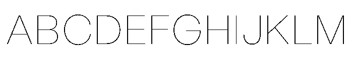 StabilGrotesk 10Hairline Font UPPERCASE
