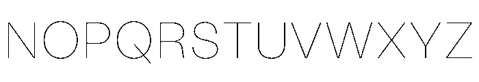 StabilGrotesk 10Hairline Font UPPERCASE
