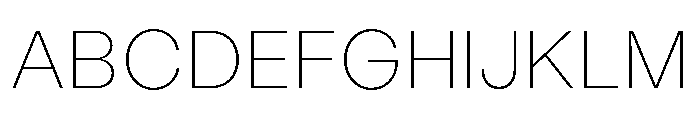 StabilGrotesk 20Fine Font UPPERCASE