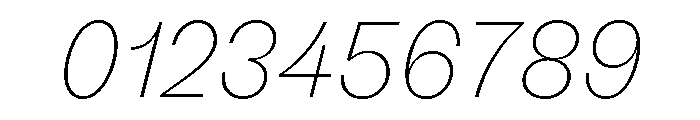 StabilGrotesk 25FineItalic Font OTHER CHARS