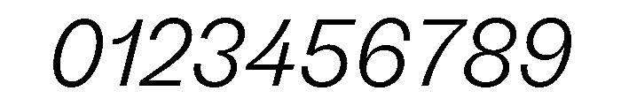 StabilGrotesk 45LightItalic Font OTHER CHARS