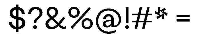 StabilGrotesk 50Regular Font OTHER CHARS