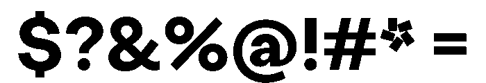StabilGrotesk 70Bold Font OTHER CHARS