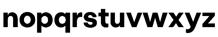 StabilGrotesk 70Bold Font LOWERCASE