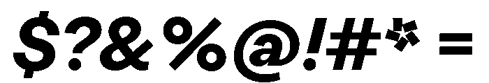 StabilGrotesk 75BoldItalic Font OTHER CHARS