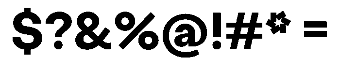 StabilGrotesk Bold Instance Font OTHER CHARS