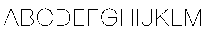 StabilGrotesk Fine Instance Font UPPERCASE