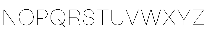StabilGrotesk Hairline Instance Font UPPERCASE