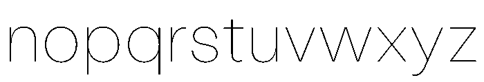 StabilGrotesk Hairline Instance Font LOWERCASE