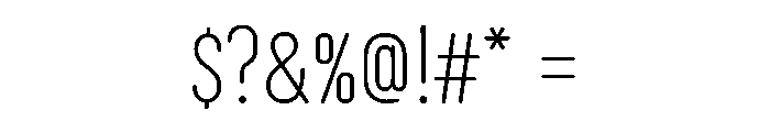 StangaDLV2AAA UltraLight Font OTHER CHARS