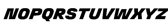 Stardust BlackItalic Font UPPERCASE